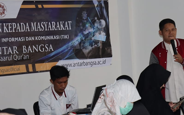 Kerjasama ABDIMAS STMIK Antar Bangsa dan IDAQU dalam optimalisasi TI di Masa Pandemi Covid-19